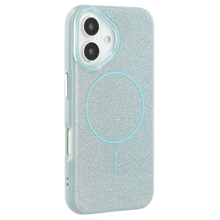 Husa MagGlitter » iPhone 16, MagCase, PC, Shinny, Green