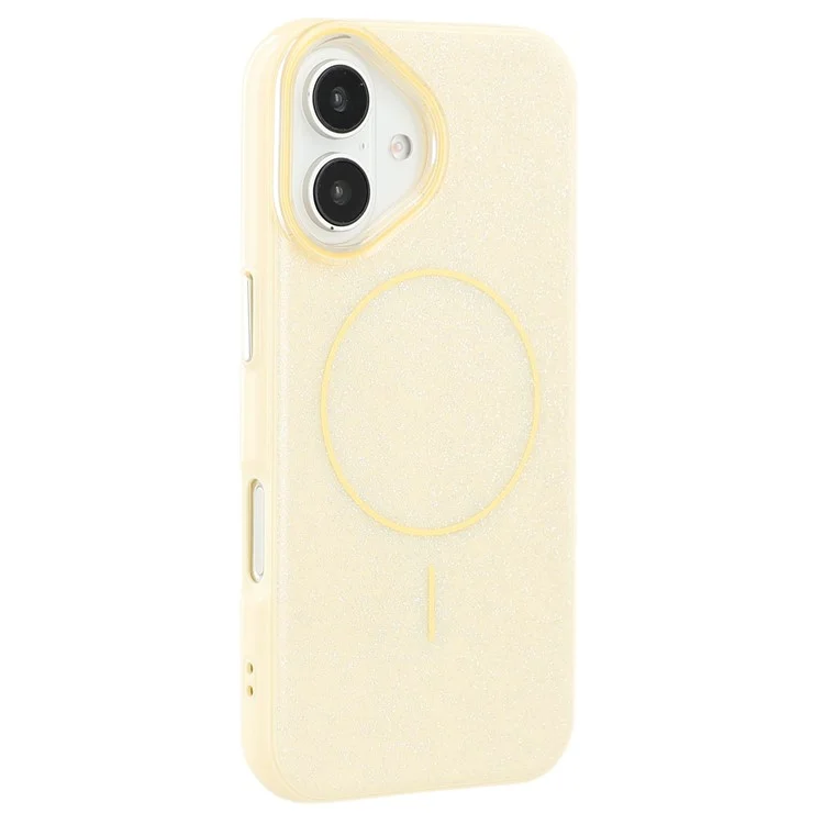Husa MagGlitter » iPhone 16, MagCase, PC, Shinny, Yellow