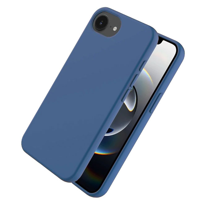 Husa Soft » iPhone 16e, MicroFiber, TPU, Blue
