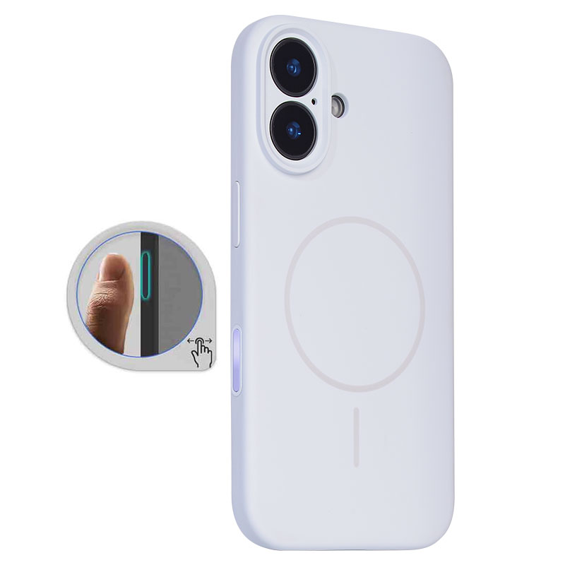 Husa MagThin » iPhone 16 Plus, SoftTouch, Camera Control, TPU, Pure White