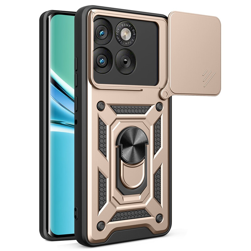 Husa Armor » Motorola Edge 70, CamSlide, Ring Stand, GOLD