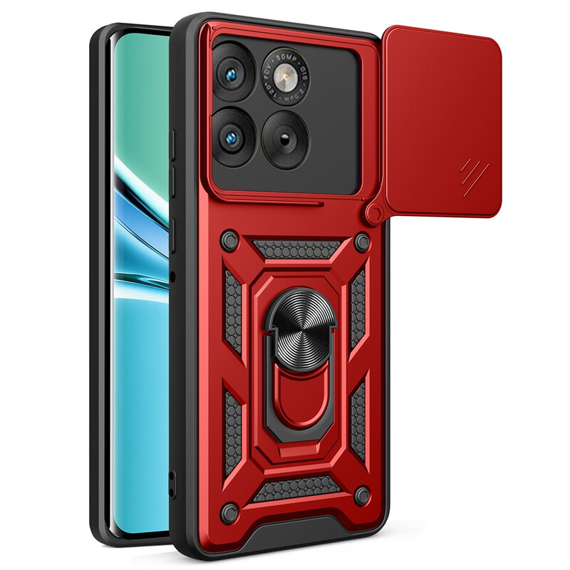 Husa Armor » Motorola Edge 70, CamSlide, Ring Stand, RED