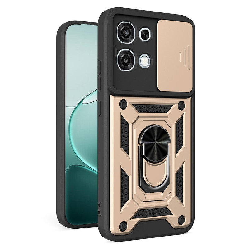 Husa Armor » Oppo A6 Pro, CamSlide, Ring Stand, GOLD