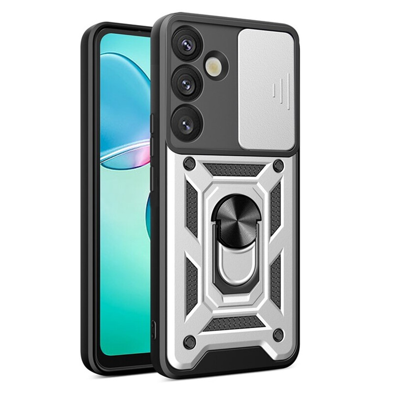 Husa Armor » Samsung S26 (S942), CamSlide, Ring Stand, SILVER