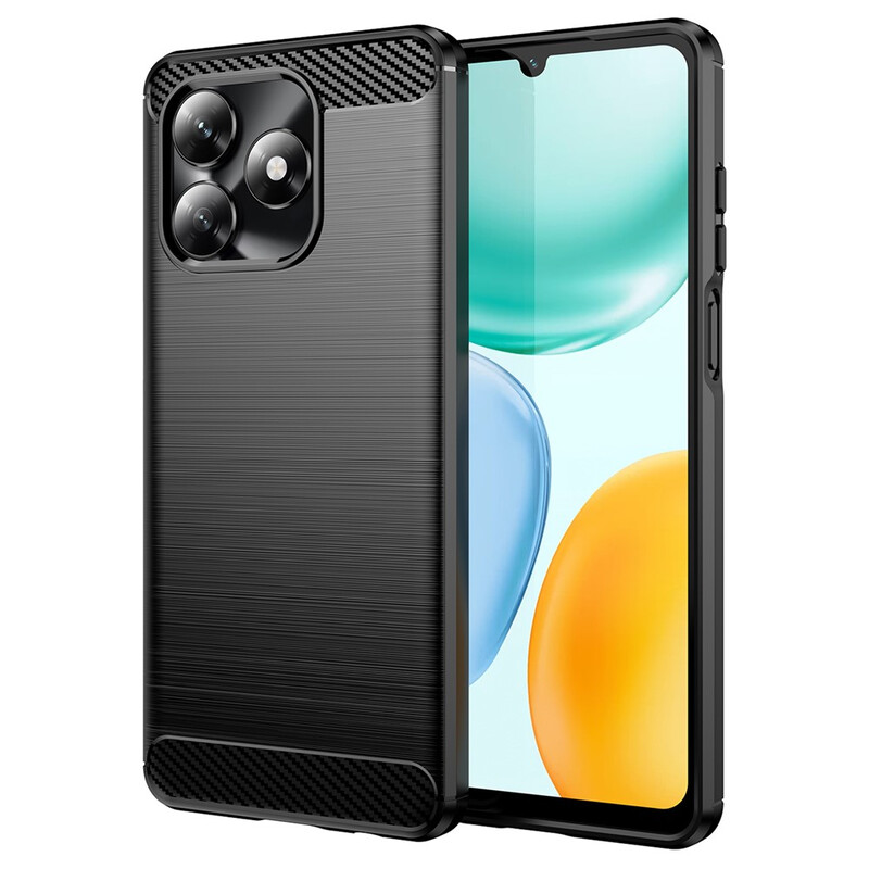 Husa Brush » Honor X5c Plus, TPU, Metall Look, BLACK