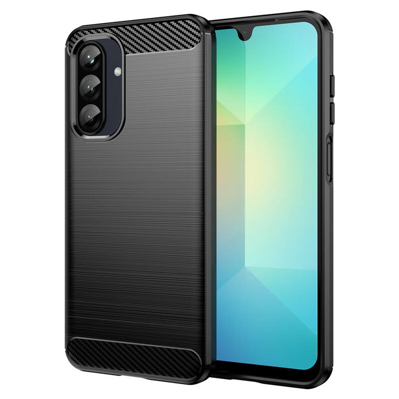Husa Brush » Samsung A26 (A266), TPU, Metall Look, BLACK