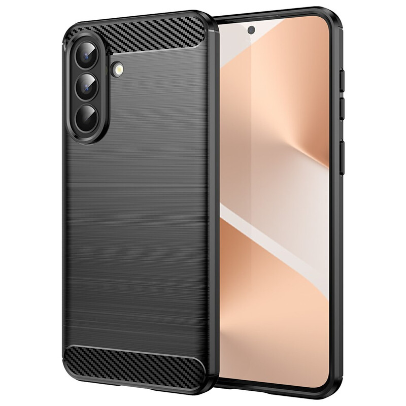 Husa Brush » Samsung A57 (A576), TPU, Metall Look, BLACK