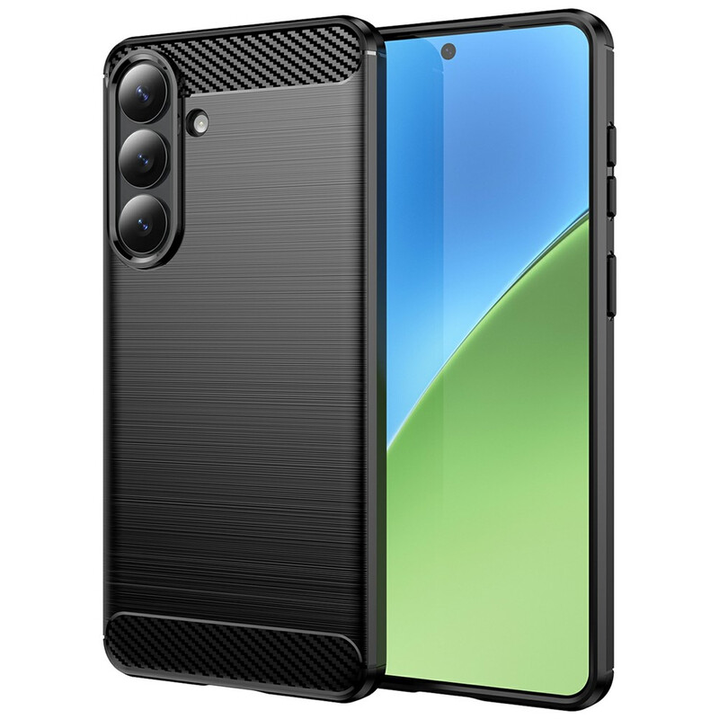 Husa Brush » Samsung S26 Plus (S947), TPU, Metall Look, BLACK