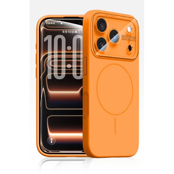 Husa MagConverse » iPhone 13 Pro Max, SoftThin, Magnetic, FlexiCase, ORANGE
