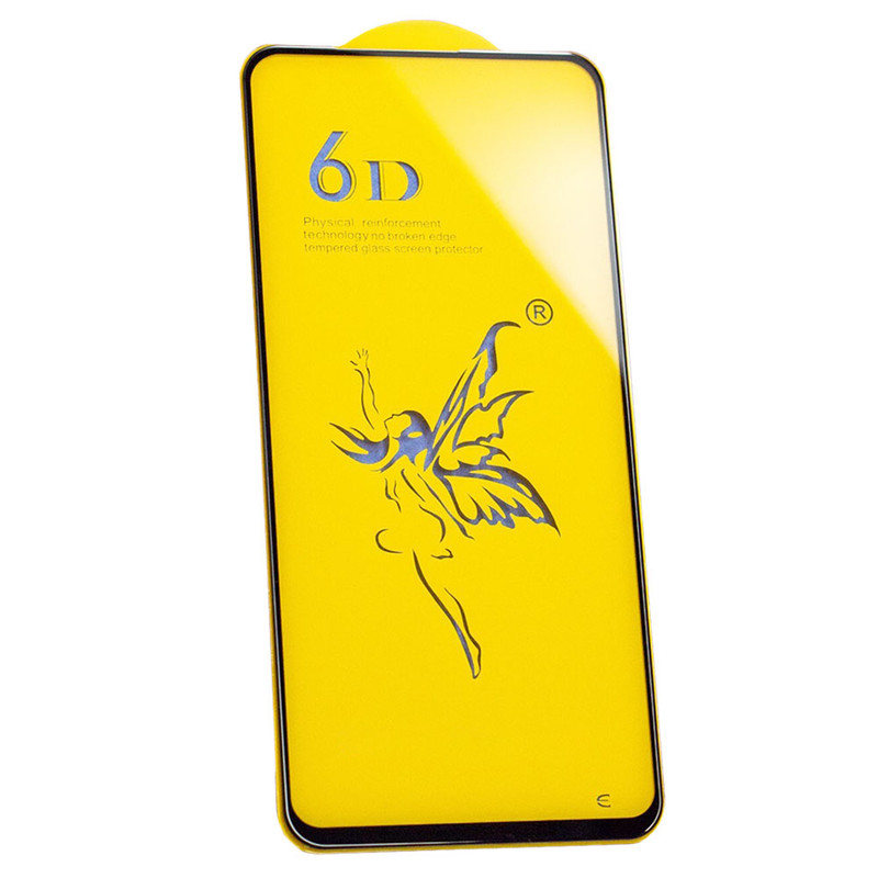 Fairy » Clear » Folie iPhone 16 Plus - 6D Full Cover, frame BLACK