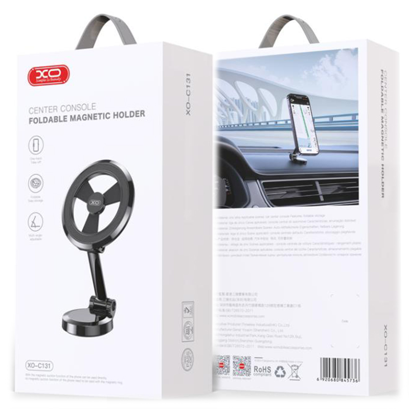 XO (C131) Suport Auto, Magnetic, montaj Bord, MagRing, MultiAngle, TARNISH