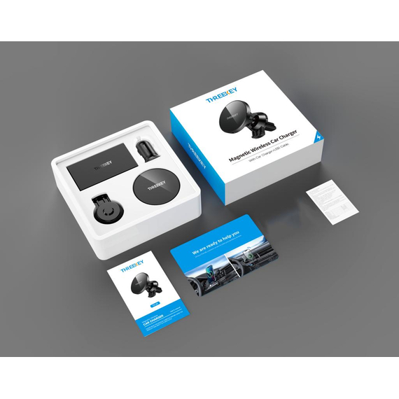 XO (TK-26) Suport Auto cu incarcare Wireless, 15W, Magnetic, montaj Ventilatie, cablu USB-C, AutoLock, MultiAngle, Black