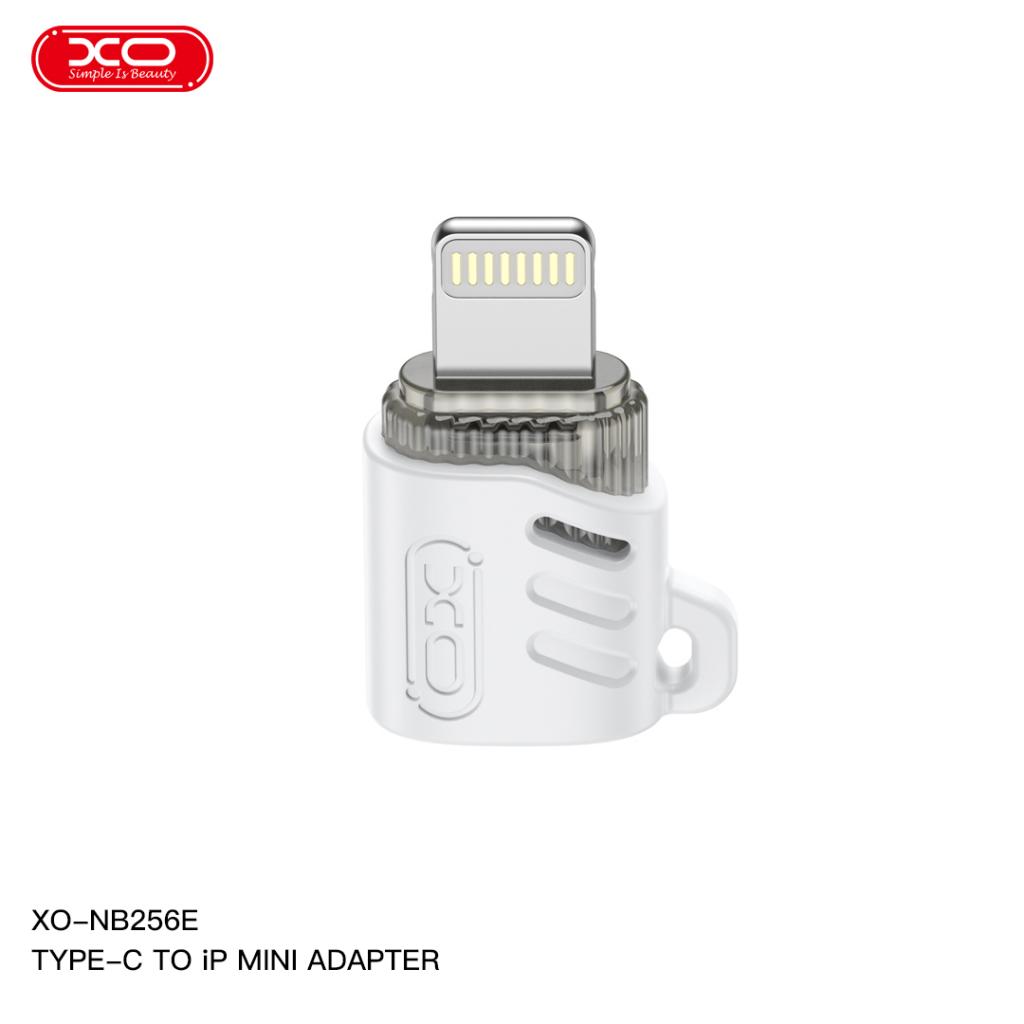 XO (NB256E) - Adaptor OTG Transfer, USB-C la Lightning, 480Mps, White