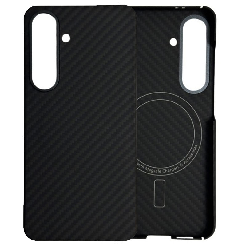 Husa Kevlar » Samsung S25 (S931), Aramid Fiber, MagSafe UltraThin, Black [M]