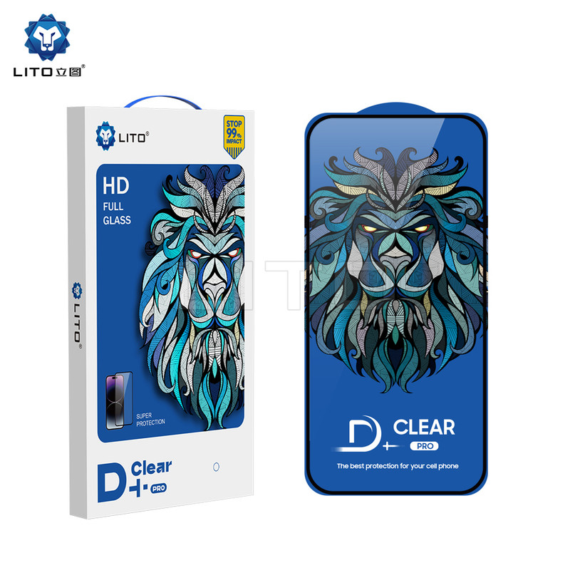 Lito » Folie D+ Pro Clear » iPhone 14 Pro Max, Black frame