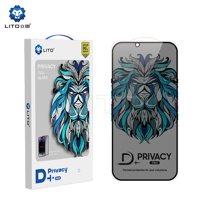 Lito » Folie D+ Pro Privacy » iPhone 14 Pro, Black frame