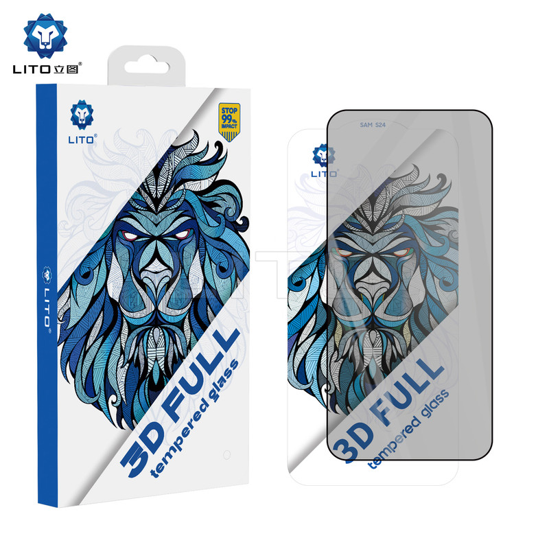Lito » Folie 2.5D Privacy » Samsung S24 Plus (S926), Thin Glass 9H, AntiSpy