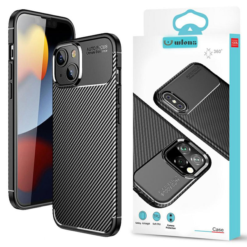 Husa AutoFocus » Samsung S24 FE, Carbon Grain, Black
