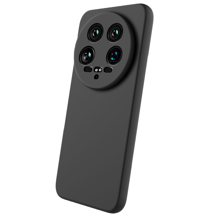 Husa X-Level Thin, pentru Xiaomi 14 Ultra, Microfiber, TPU, Black