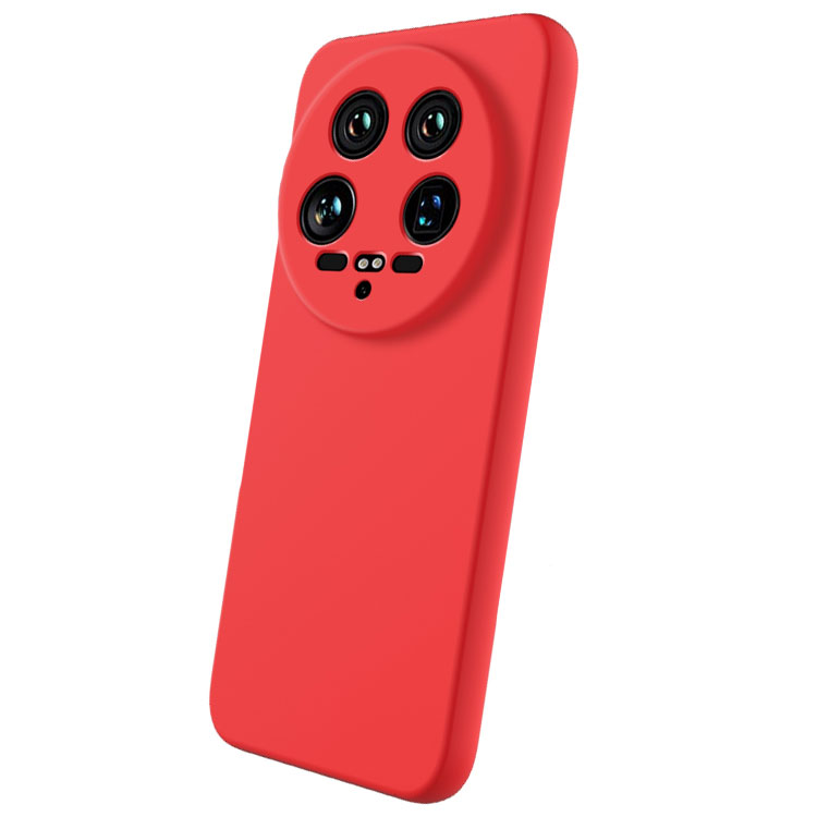 Husa X-Level Thin, pentru Xiaomi 14 Ultra, Microfiber, TPU, Red