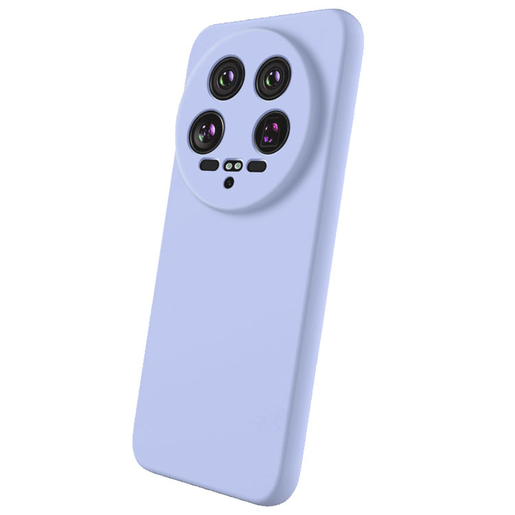 Husa X-Level Thin, pentru Xiaomi 14 Ultra, Microfiber, TPU, LAVENDER