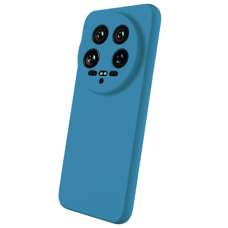 Husa X-Level Thin, pentru Xiaomi 14 Ultra, Microfiber, TPU, Blue