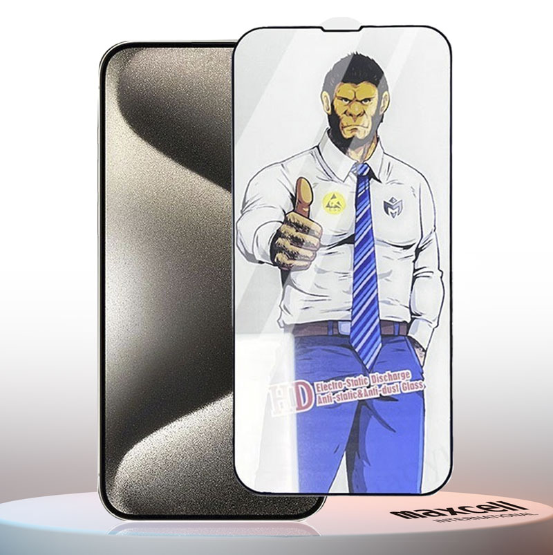 ESD » Clear » Folie iPhone 16 Pro » Full Glass, AntiStatic, BLACK