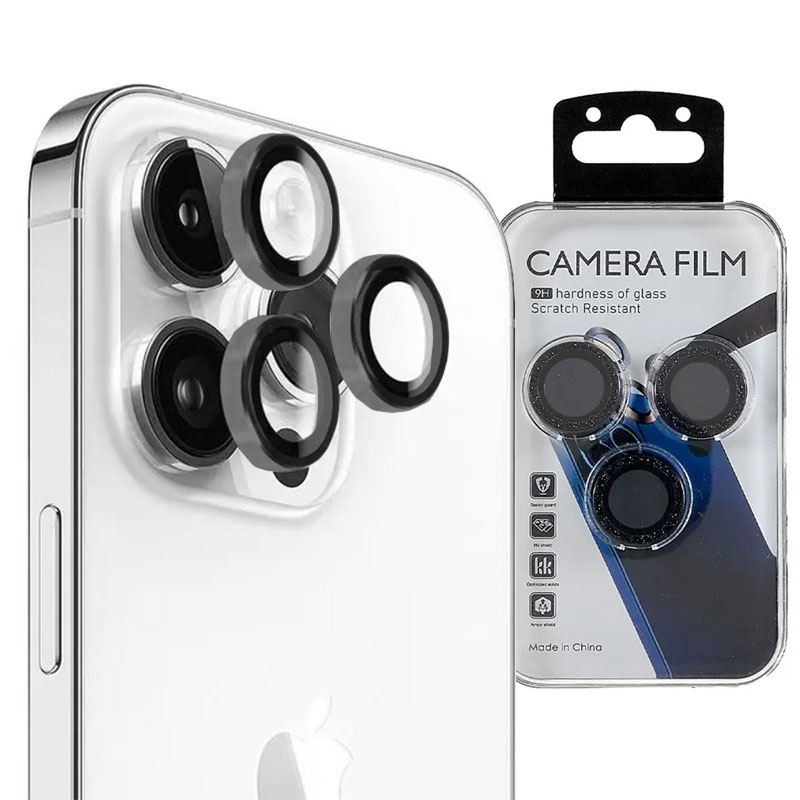 MX » Folie Camere » iPhone 15 Pro / 15 Pro Max - Lens KIT, Gray
