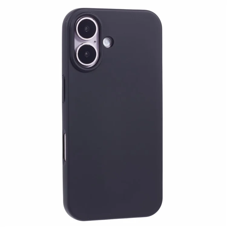 Husa Soft » iPhone 16 Plus, MicroFiber, TPU, Pure BLACK
