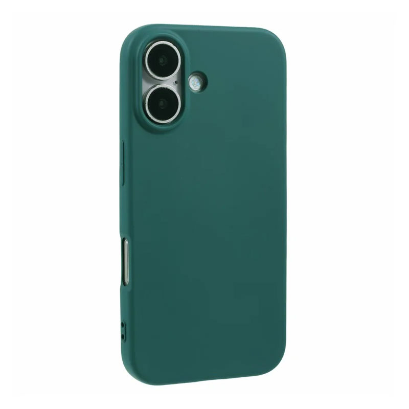 Husa Soft » iPhone 16 Plus, MicroFiber, TPU, Dark Green