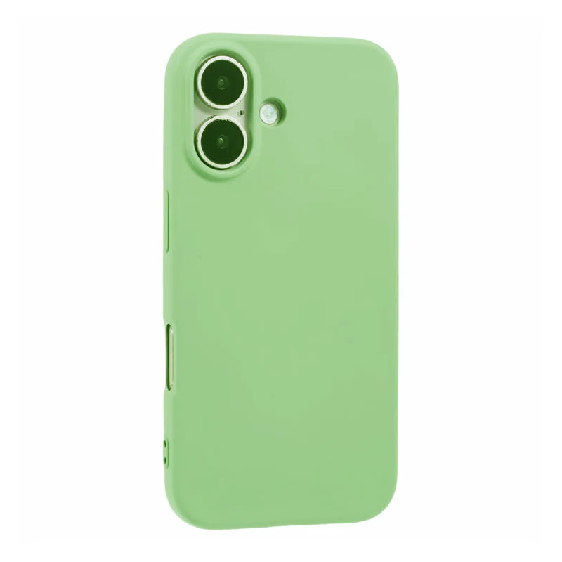 Husa Soft » iPhone 16, MicroFiber, TPU, Mint GREEN