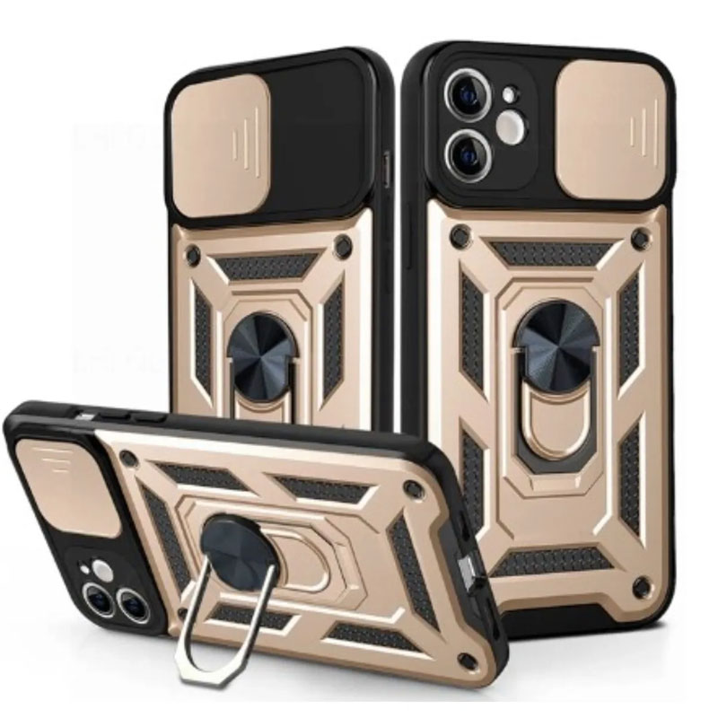 Husa Armor » Honor X8A, CamSlide, Ring Stand, Gold