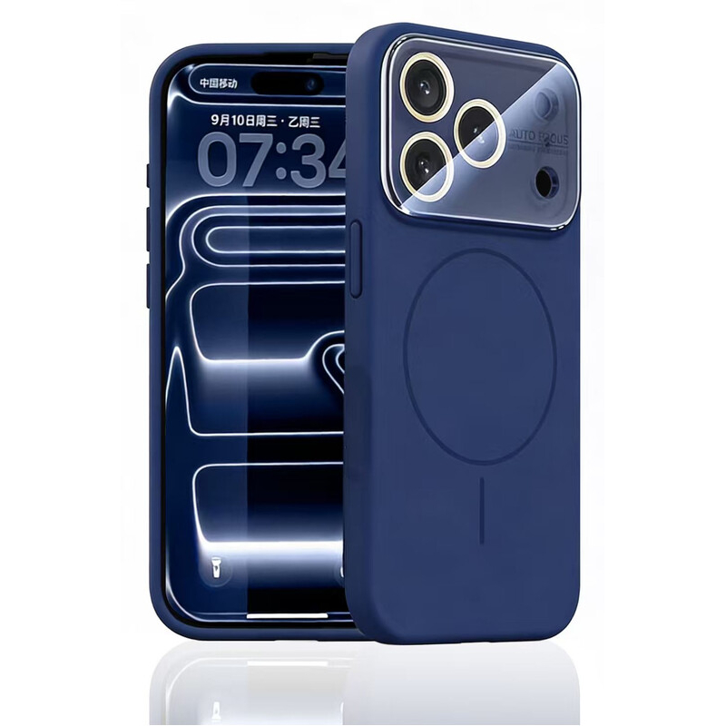 Husa MagConverse » iPhone 16 Pro, SoftThin, Magnetic, FlexiCase, BLUE