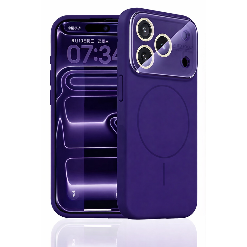 Husa MagConverse » iPhone 17 Air, SoftThin, Magnetic, FlexiCase, PURPLE