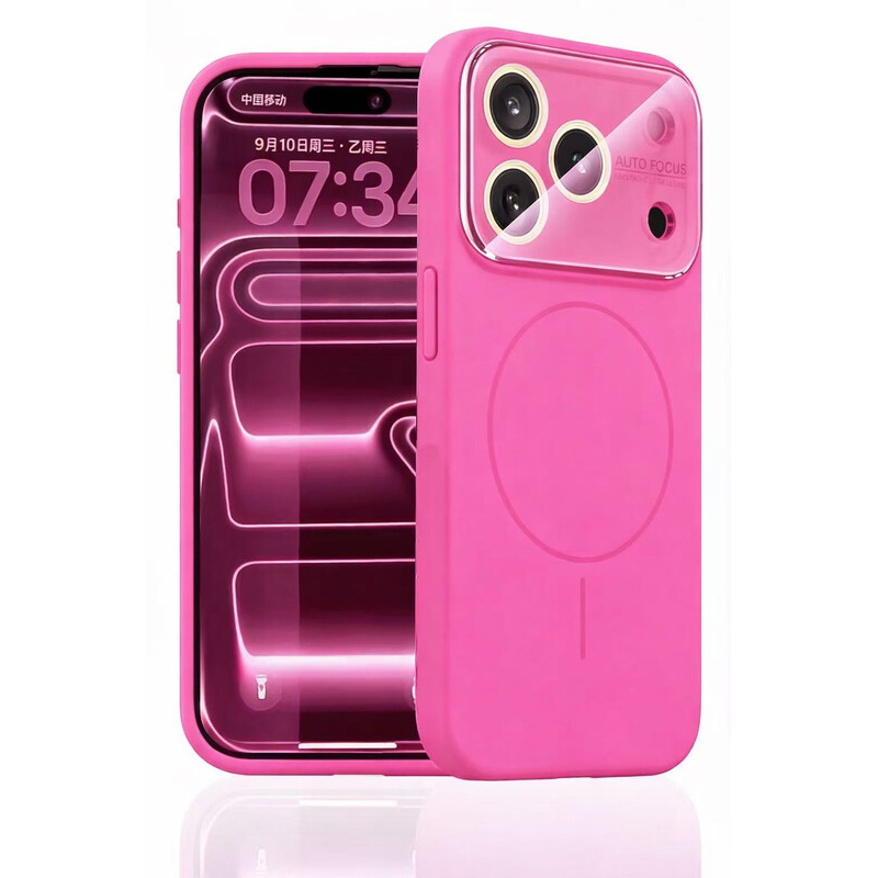 Husa MagConverse » iPhone 17 Pro, SoftThin, Magnetic, FlexiCase, ROSE