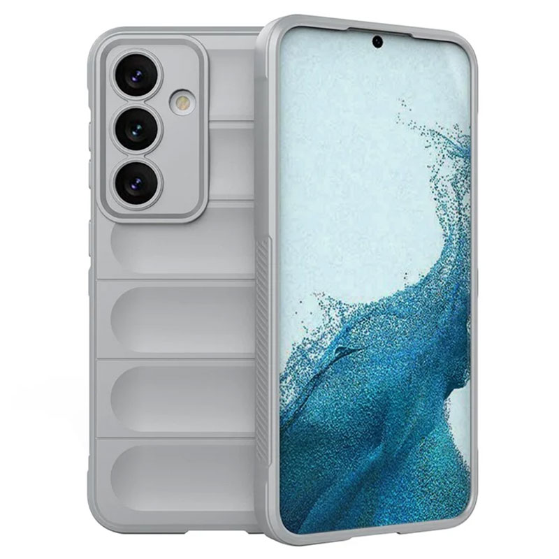 Husa Wave - Xiaomi 14 - Grip Microfiber, ShockProof, Smoke Gray
