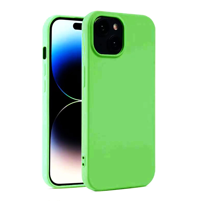 Husa Soft » iPhone 12 Pro Max, MicroFiber, TPU, Neon GREEN