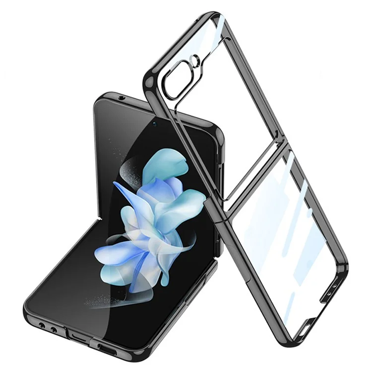 Husa Chrome » Samsung Z Flip6 (F741), Plastic Thin, Crystal, Black