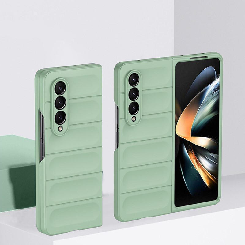 Husa Stripe - Samsung Z Fold6 (F956) - Matte, ShockProof, Light Green