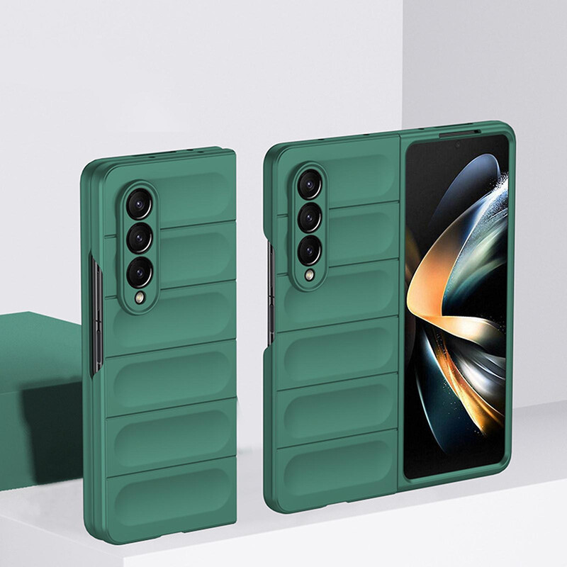 Husa Stripe - Samsung Z Fold6 (F956) - Matte, ShockProof, Dark Green