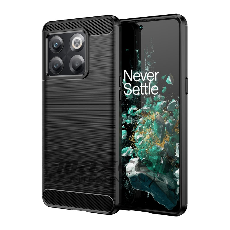 Husa Brush » Samsung S24 (S921), TPU, Metall Look, Black