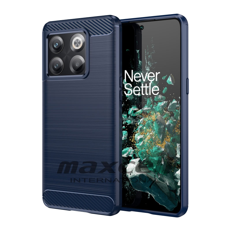 Husa Brush » Samsung S24 Plus (S926), TPU, Metall Look, Blue