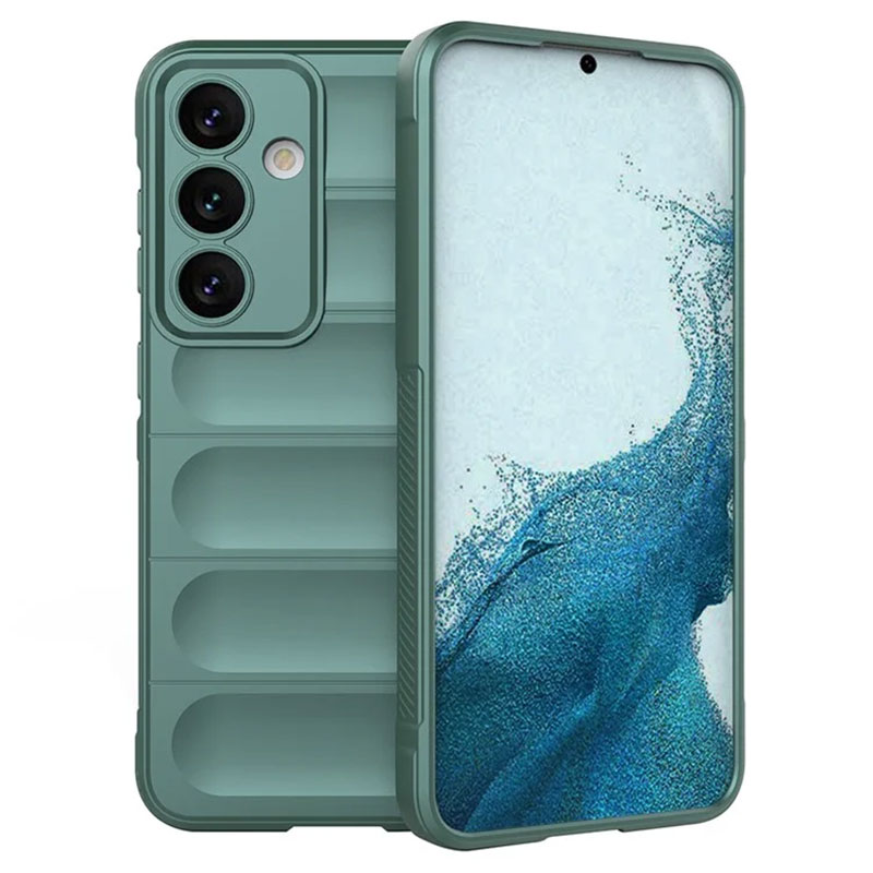 Husa Wave - Xiaomi Redmi Note 13 5G - Grip Microfiber, ShockProof, Deep Green