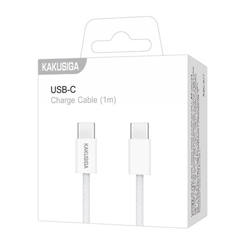 Kaku (KSC-977) - Cablu Date si Incarcare, USB-C, PD60W, QC3.0, 1m, White