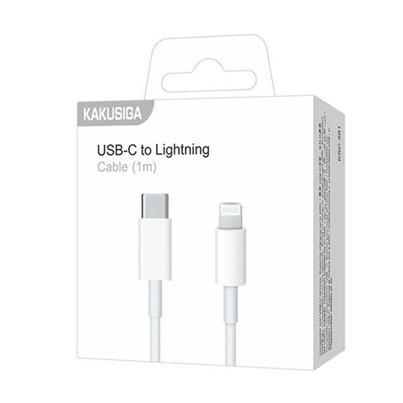 Kaku (KSC-981) - Cablu Date si Incarcare, USB-C la Lightning, PD20W, QC3.0, 1m, White