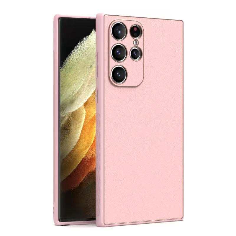 Husa Yolo, Samsung A53 (A536), Eco-Leather, TPU Edge | PINK