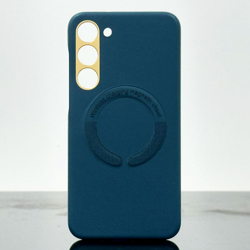 Husa Kraft » Samsung S23 (S911), MagCase, Eco-Leather, Navy Blue
