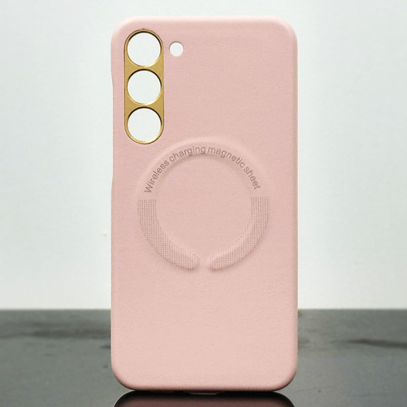 Husa Kraft » Samsung S23 Plus (S916), cu MagSafe, Eco-Leather, Cream