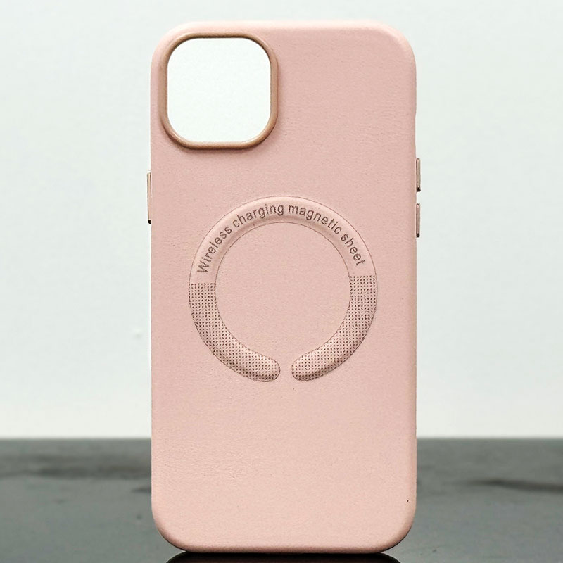 Husa Kraft » iPhone 15 Pro, cu MagSafe, Eco-Leather, Cream