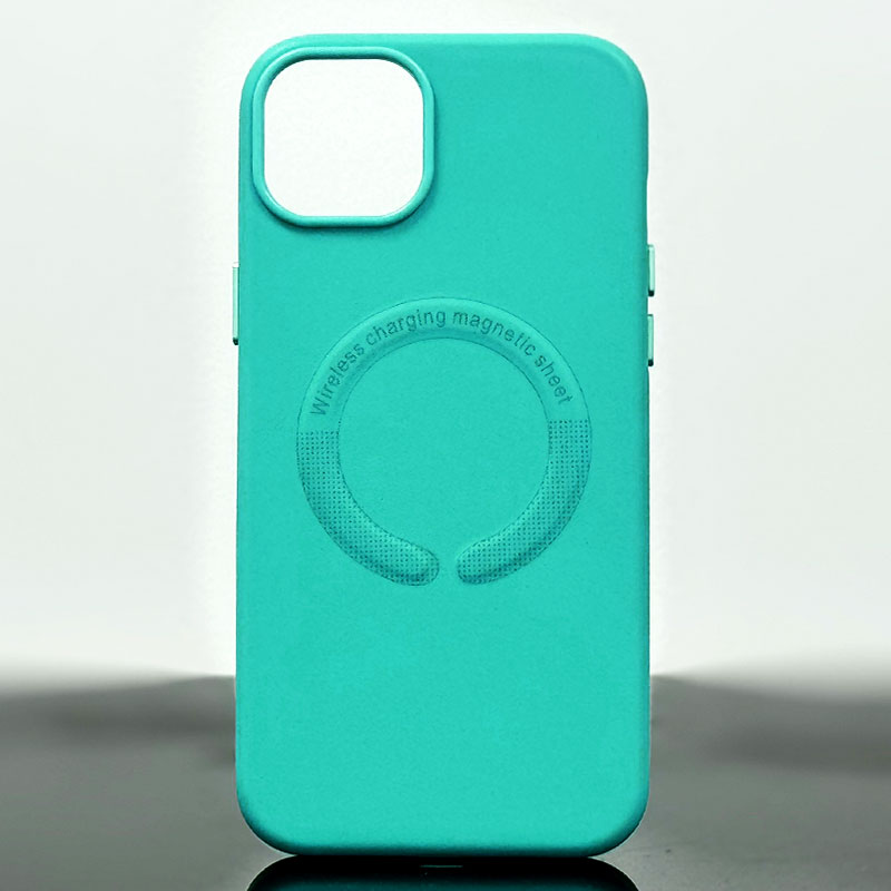 Husa Kraft » iPhone 15 Pro, MagCase, Eco-Leather, Turquoise